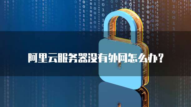 阿里云服务器没有外网怎么办?