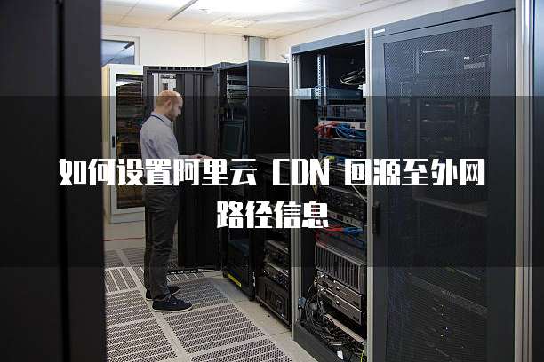 如何设置阿里云 CDN 回源至外网路径信息