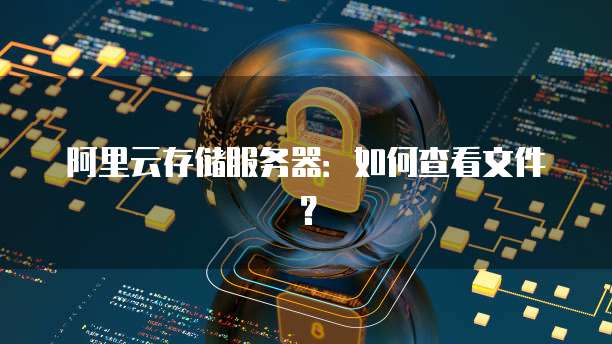 阿里云存储服务器:如何查看文件?