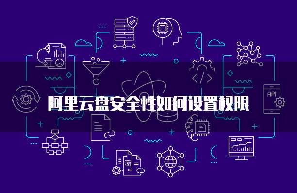 阿里云盘安全性如何设置权限