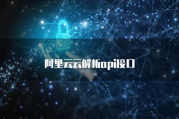 阿里云云解析api接口