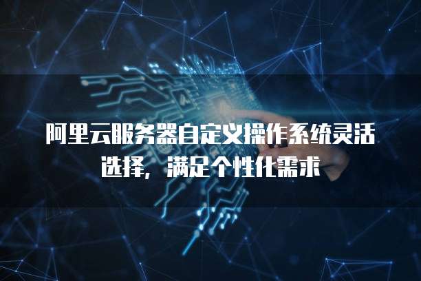 阿里云服务器自定义操作系统灵活选择,满足个性化需求