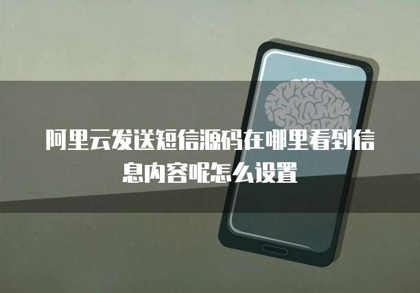 阿里云发送短信源码在哪里看到信息内容呢怎么设置