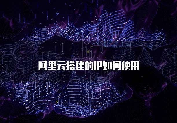 阿里云搭建的IP如何使用
