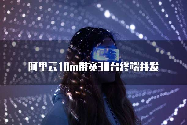 阿里云10m带宽30台终端并发
