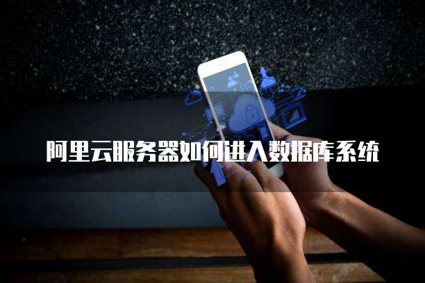 阿里云服务器如何进入数据库系统