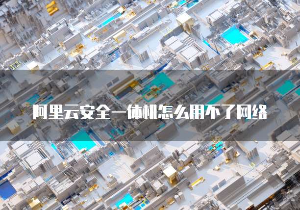 阿里云安全一体机怎么用不了网络