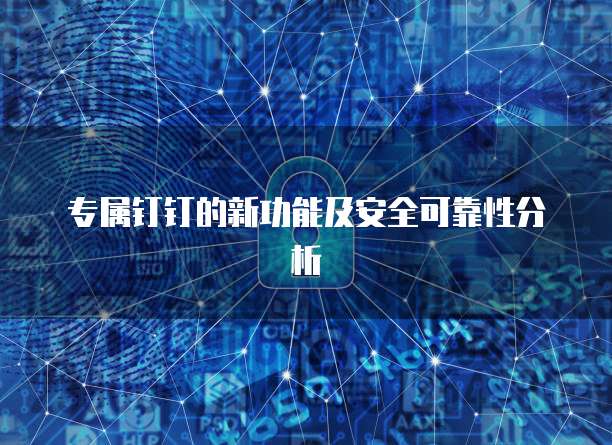专属钉钉的新功能及安全可靠性分析