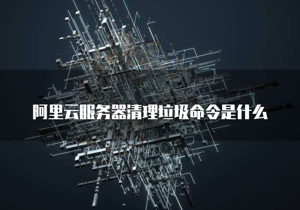 阿里云服务器清理垃圾命令是什么