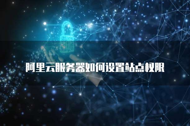 阿里云服务器如何设置站点权限