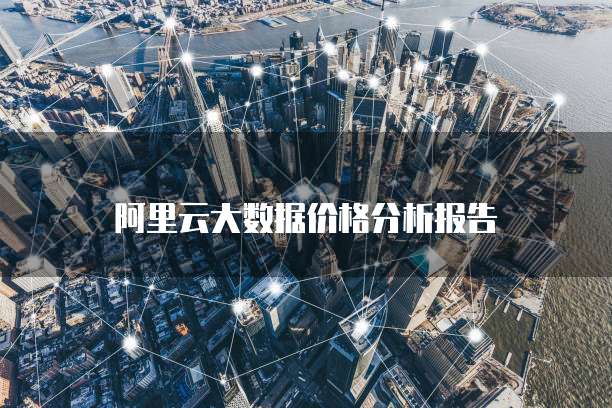 阿里云大数据价格分析报告