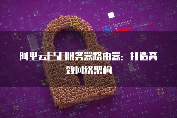 阿里云ESC服务器路由器:打造高效网络架构