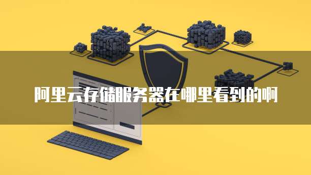 阿里云存储服务器在哪里看到的啊