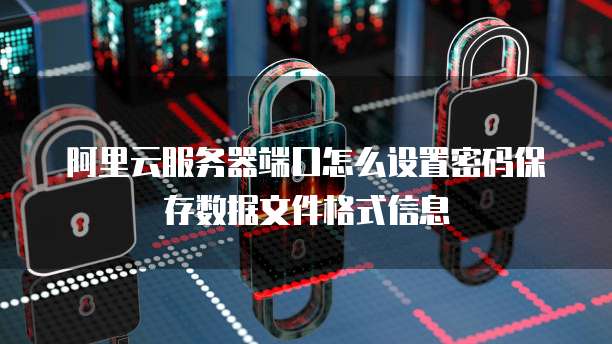 阿里云服务器端口怎么设置密码保存数据文件格式信息