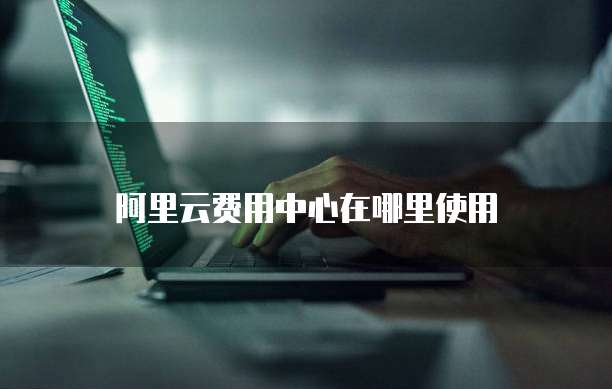 阿里云费用中心在哪里使用