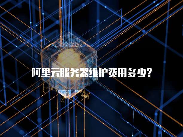 阿里云服务器维护费用多少？