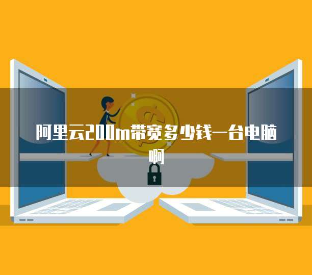 阿里云200m带宽多少钱一台电脑啊