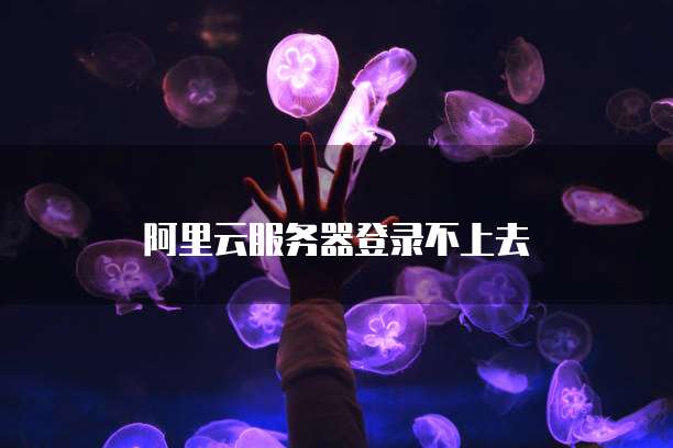 阿里云服务器登录不上去