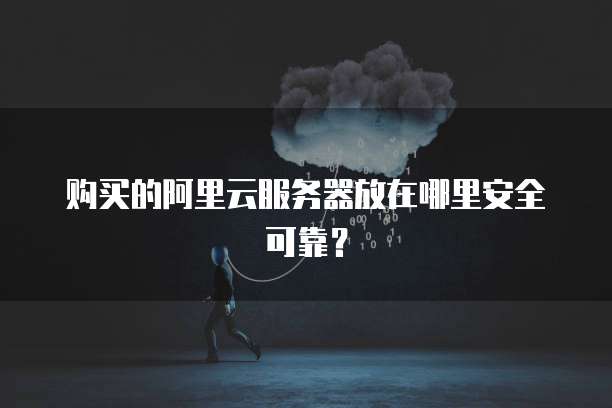购买的阿里云服务器放在哪里安全可靠?