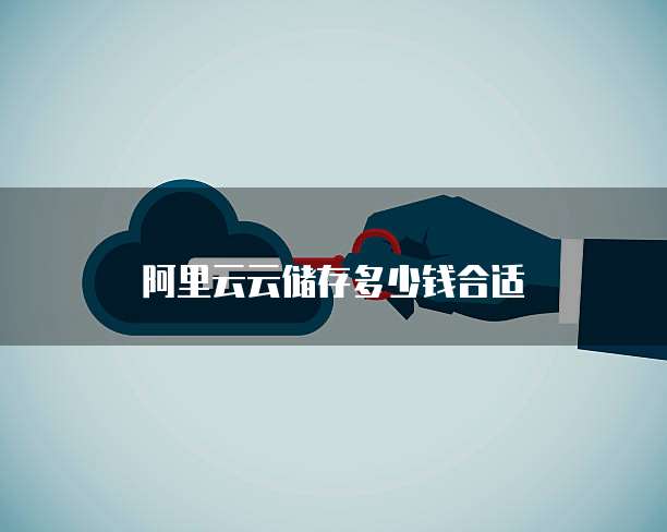阿里云云储存多少钱合适