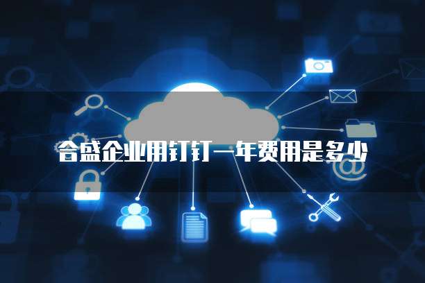 合盛企业用钉钉一年费用是多少
