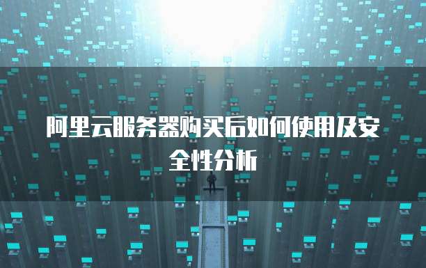 阿里云服务器购买后如何使用及安全性分析