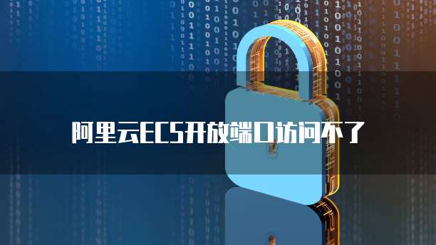 阿里云ECS开放端口访问不了