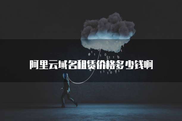 阿里云域名租赁价格多少钱啊