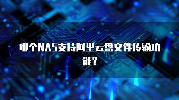 哪个NAS支持阿里云盘文件传输功能?