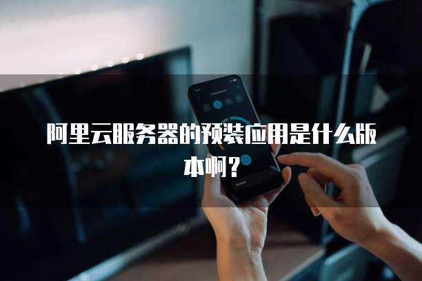 阿里云服务器的预装应用是什么版本啊?