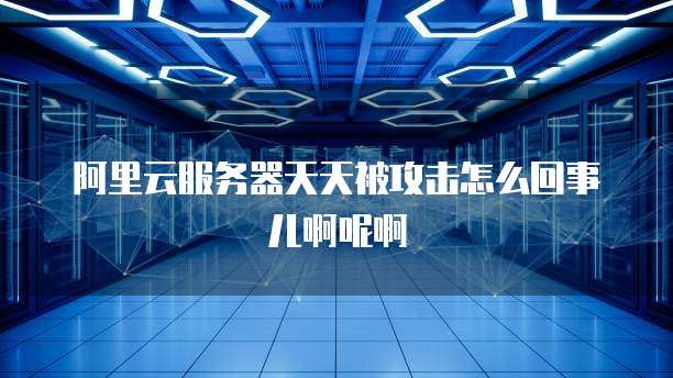 阿里云服务器天天被攻击怎么回事儿啊呢啊
