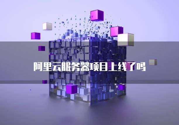 阿里云服务器项目上线了吗