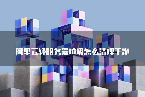 阿里云轻服务器垃圾怎么清理干净
