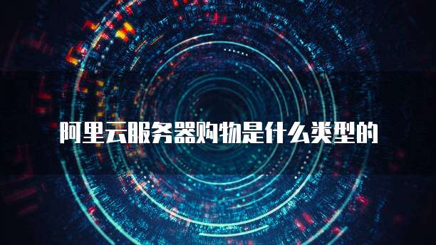 阿里云服务器购物是什么类型的