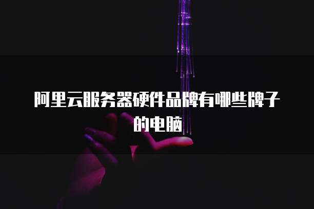 阿里云服务器硬件品牌有哪些牌子的电脑