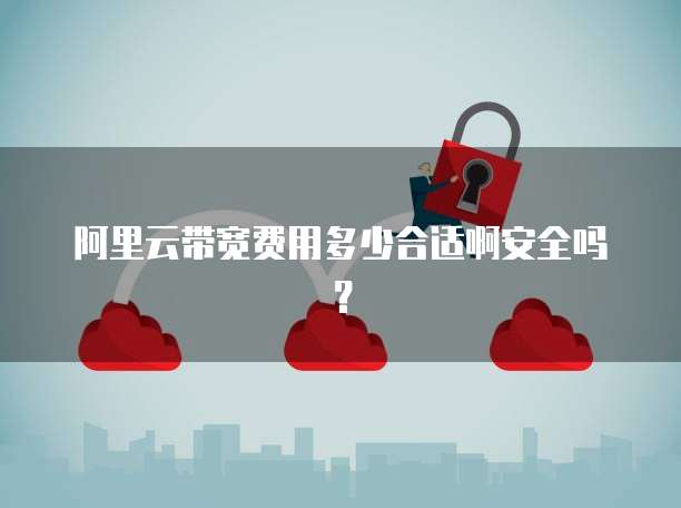 阿里云带宽费用多少合适啊安全吗?