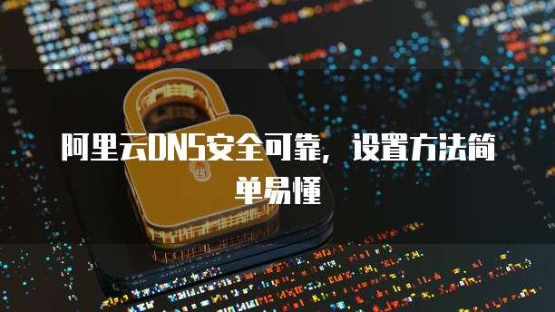 阿里云DNS安全可靠,设置方法简单易懂