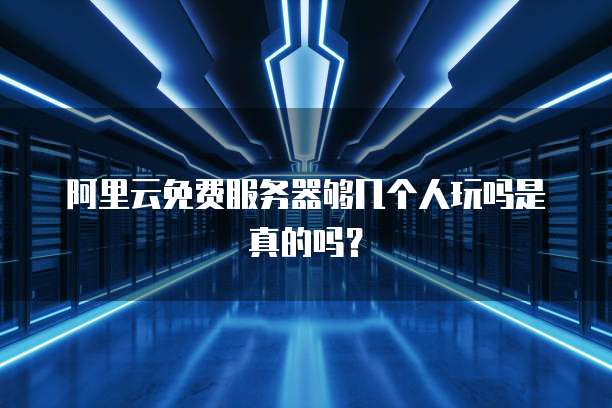 阿里云免费服务器够几个人玩吗是真的吗?