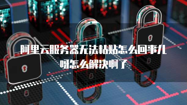 阿里云服务器无法粘贴怎么回事儿呀怎么解决啊了