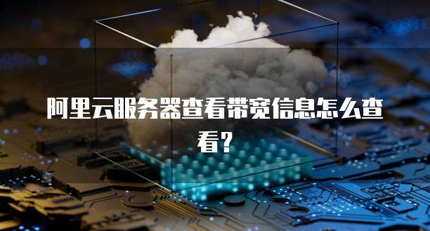 阿里云服务器查看带宽信息怎么查看?