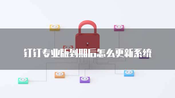 钉钉专业版到期后怎么更新系统