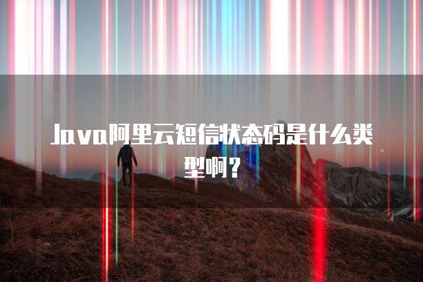 Java阿里云短信状态码是什么类型啊?