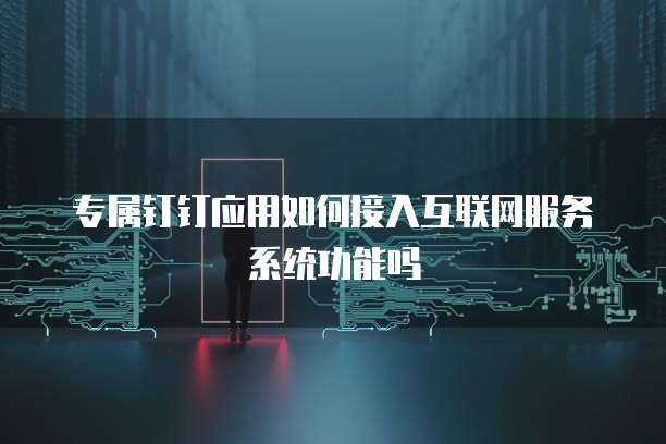 专属钉钉应用如何接入互联网服务系统功能吗