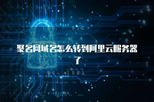 聚名网域名怎么转到阿里云服务器了