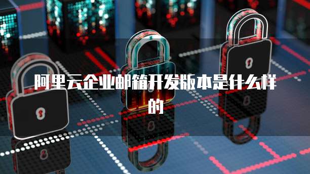 阿里云企业邮箱开发版本是什么样的