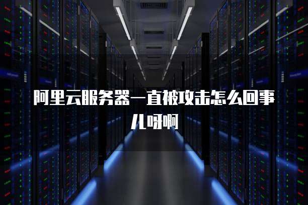 阿里云服务器一直被攻击怎么回事儿呀啊