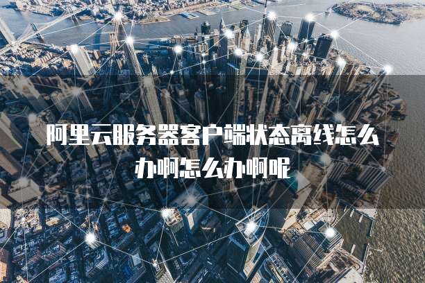 阿里云服务器客户端状态离线怎么办啊怎么办啊呢