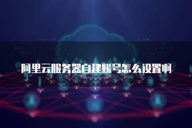 阿里云服务器自建账号怎么设置啊