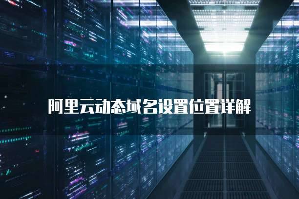 阿里云动态域名设置位置详解