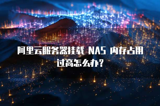 阿里云服务器挂载 NAS 内存占用过高怎么办?